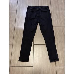streetwear everyday Loft Ann Taylor kinny jeans sz 8/29 black wash stretch denim